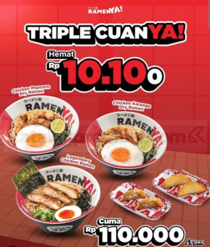 Ilustrasi Promo 10.10 RamenYa. [Int]